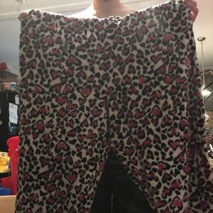 Secret Treasures heart leopard print sleep pants